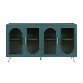 Glass Door Wooden Sideboard - OROA - view 1
