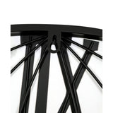 Modern European furniture - Modern Black Metal World Map Wall Clock - www.oroa.com