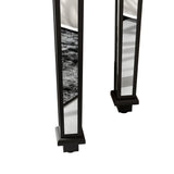 Modern European furniture - Black Vintage Wood Mirror Console Table - www.oroa.com