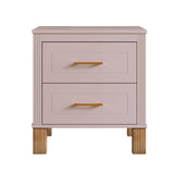 Pink 2 Drawer Nightstand | OROA Kids