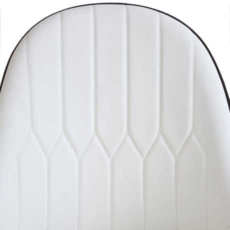 Round White Marble Dining Table Set | OROA