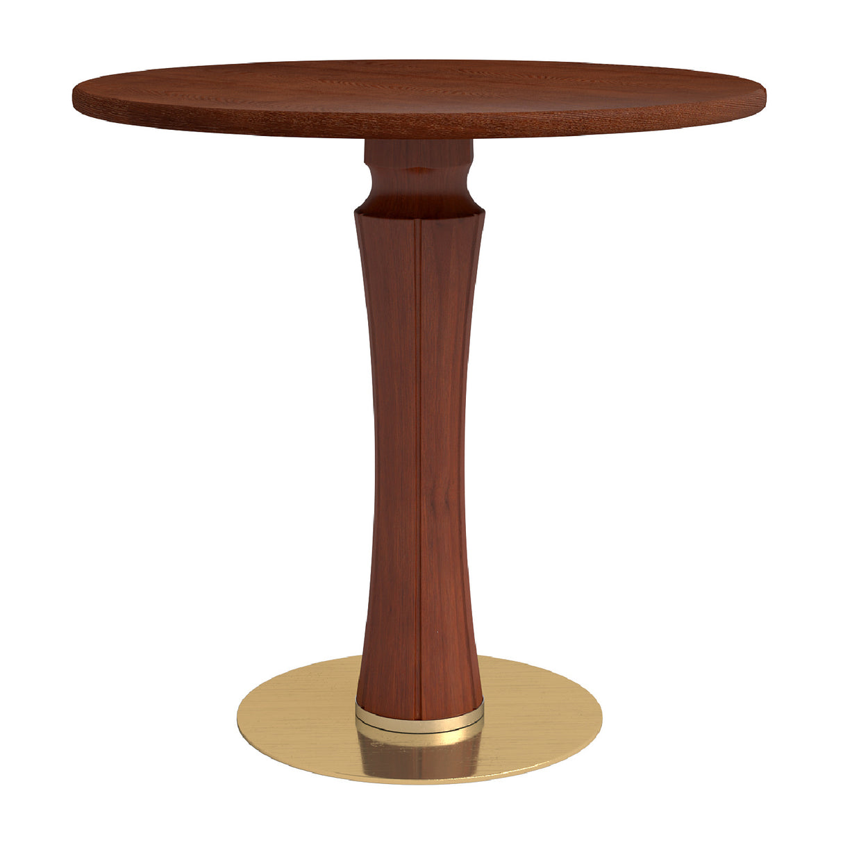 Walnut Round Dining Table | OROA