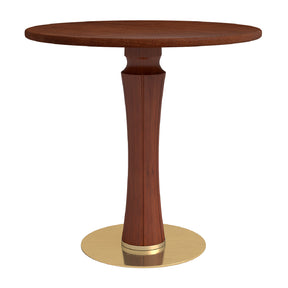 Walnut Round Dining Table - OROA - view 1