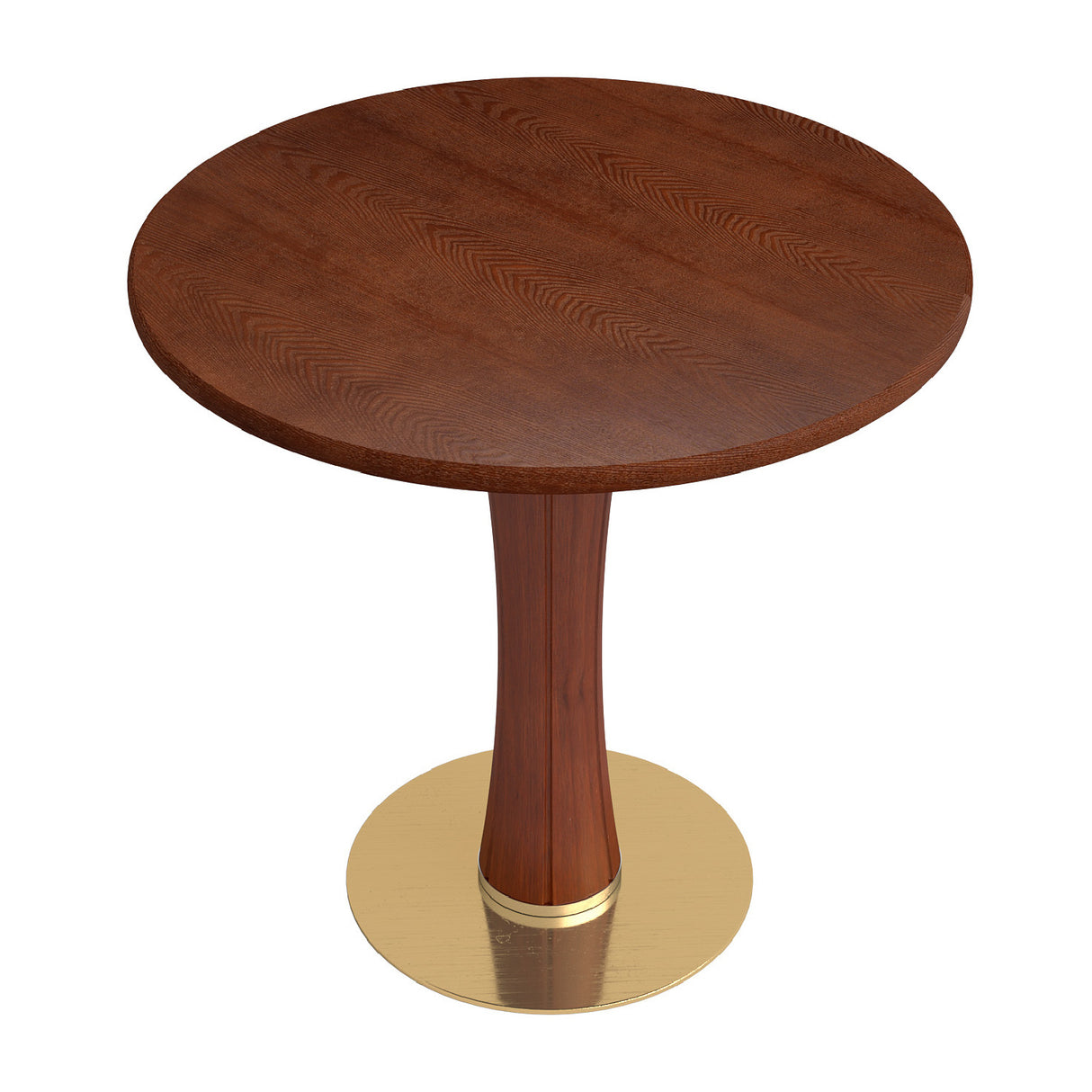 Walnut Round Dining Table | OROA
