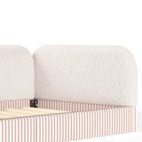 Twin Upholstered Montessori Floor Bed with Guardrails | OROA Kids