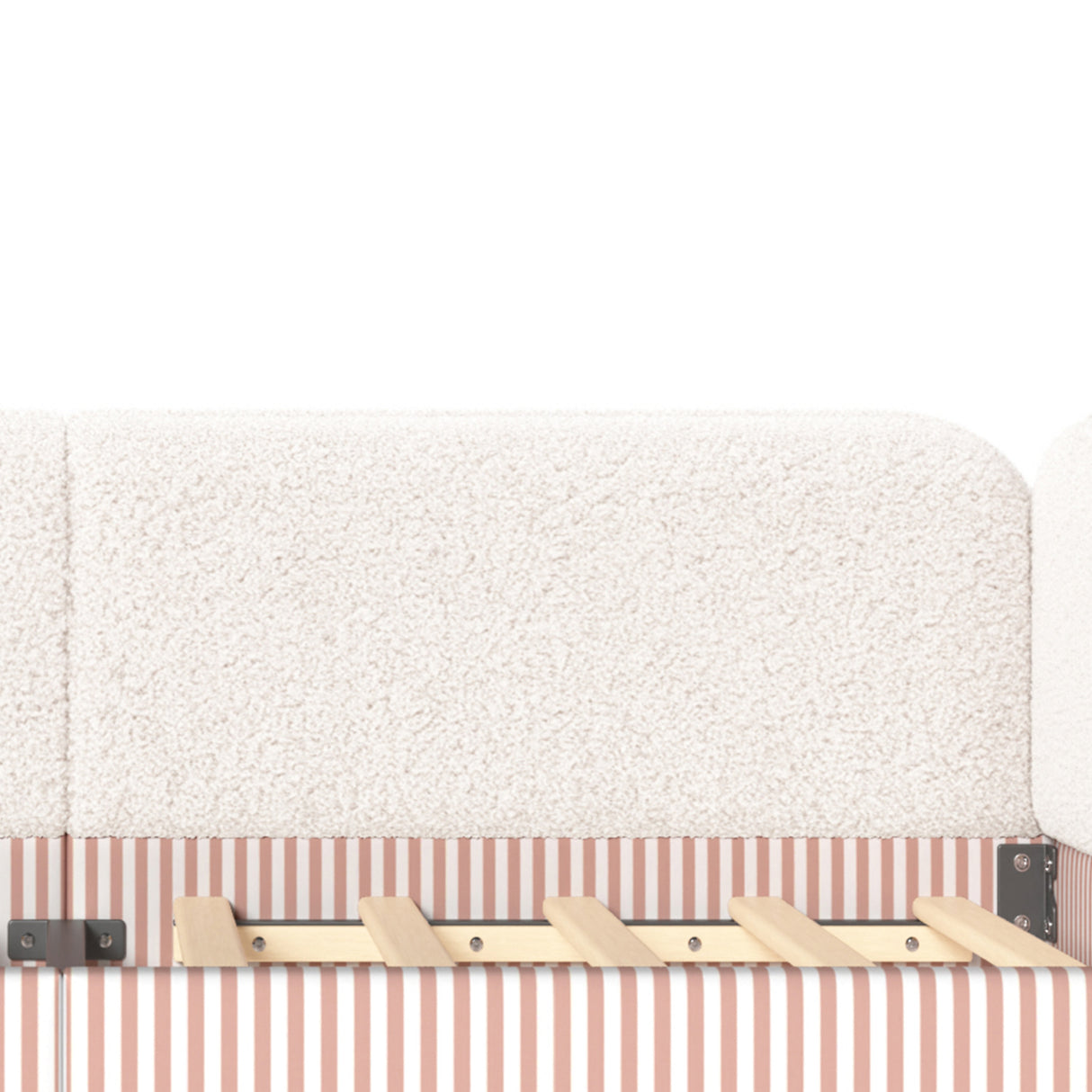 Upholstered Teddy Fleece Floor Bed Frame | OROA Kids