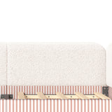 Upholstered Teddy Fleece Floor Bed Frame | OROA Kids