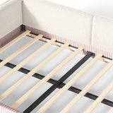 Queen Upholstered Montessori Floor Bed with Guardrails | OROA Kids