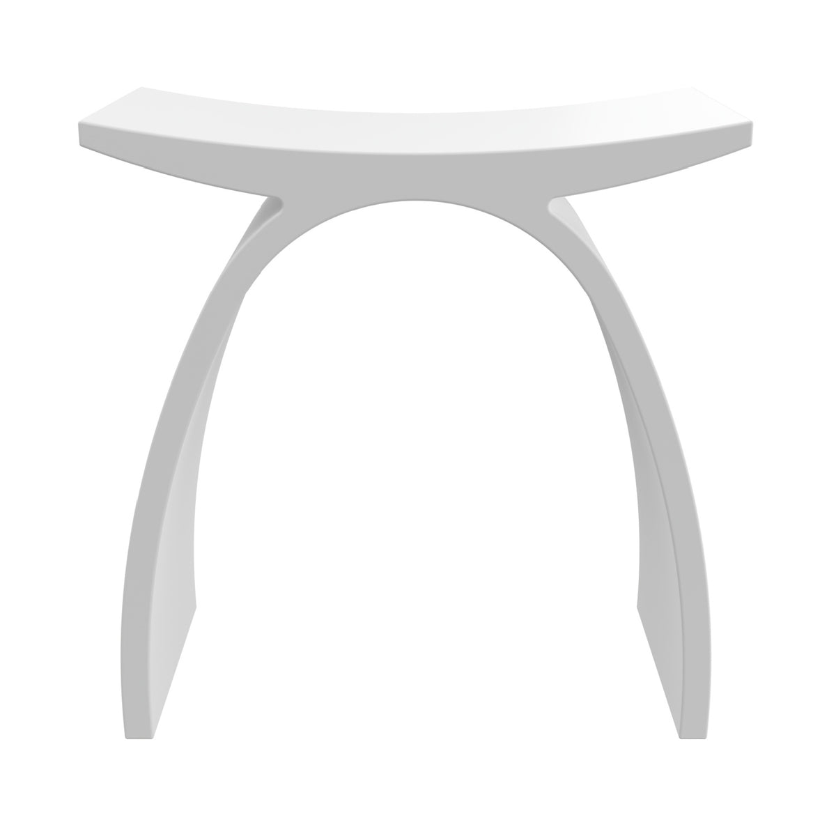 White Arched Bathroom Stool | OROA