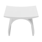 White Arched Bathroom Stool | OROA