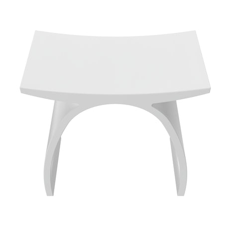 White Arched Bathroom Stool | OROA