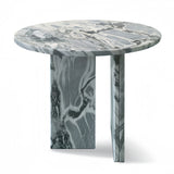 Blue Gray Natural Marble Coffee Table | OROA