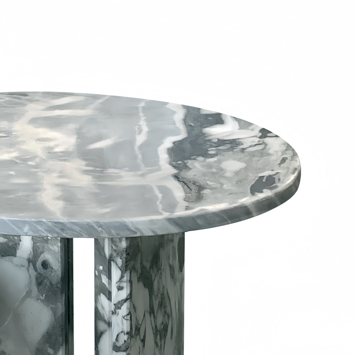 Blue Gray Natural Marble Coffee Table | OROA