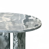Blue Gray Natural Marble Coffee Table | OROA