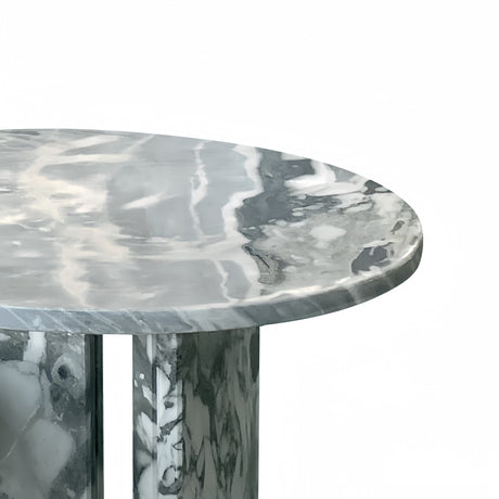 Blue Gray Natural Marble Coffee Table | OROA