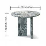 Blue Gray Natural Marble Coffee Table | OROA