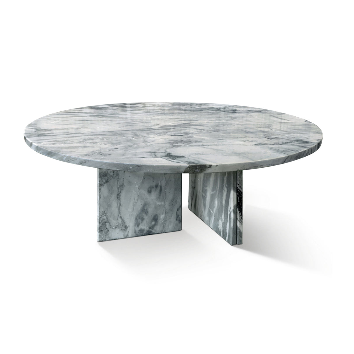 Blue Gray Natural Marble Coffee Table | OROA