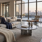 Blue Gray Natural Marble Coffee Table | OROA