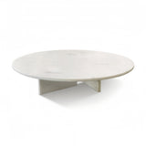 White Round Marble Coffee Table | OROA