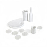 White Marble Dining Room Accessories Set (10) | OROA