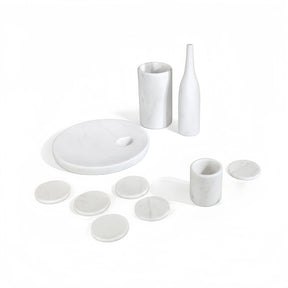 White Marble Dining Room Accessories Set (10) - OROA - view 1