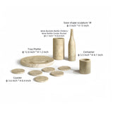 Luxury Natural Marble Dining Room Accessories Set (10) | OROA