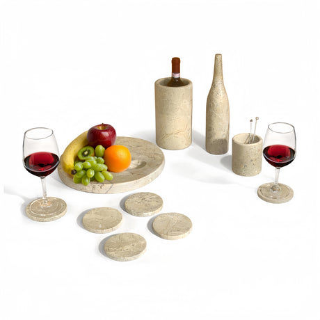 Luxury Natural Marble Dining Room Accessories Set (10) | OROA