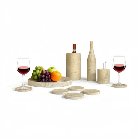 Luxury Natural Marble Dining Room Accessories Set (10) | OROA