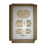 Natural Marble Bathroom Accessories Set (6) | OROA