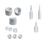 White Natural Marble Living Room Accessories Set (7) | OROA