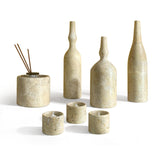 Modern European furniture - Gold Beige Marble Decorative Accessories S/7 - www.oroa.com