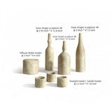 Modern European furniture - Gold Beige Marble Decorative Accessories S/7 - www.oroa.com