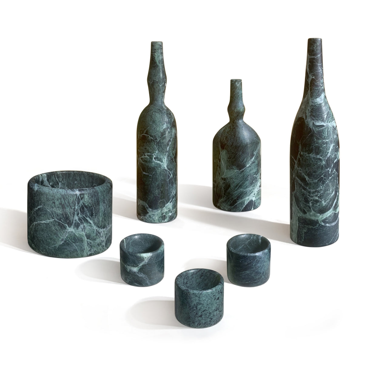 Green Natural Marble Decorative Objects (7) | OROA