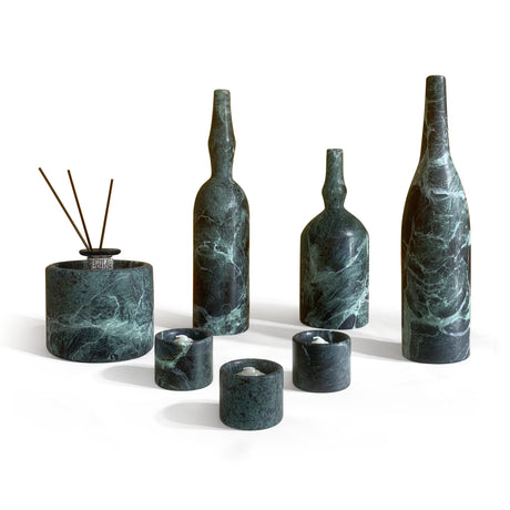Green Natural Marble Decorative Objects (7) | OROA