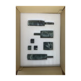 Green Natural Marble Decorative Objects (7) | OROA