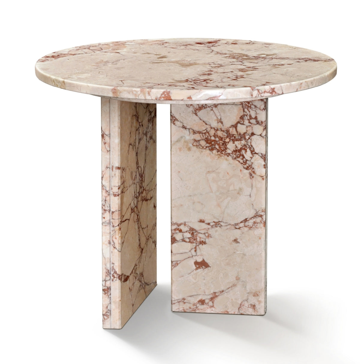 Diamond Pink Marble Coffee Table | OROA
