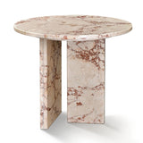 Diamond Pink Marble Coffee Table | OROA