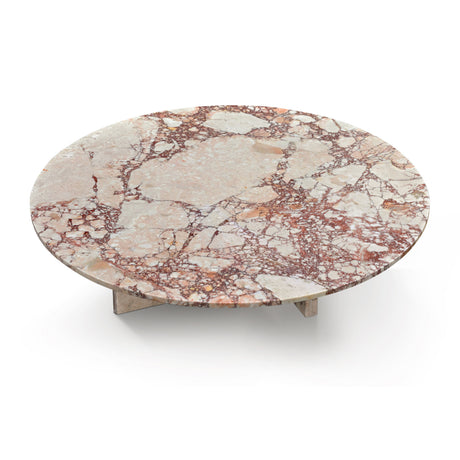 Diamond Pink Marble Coffee Table | OROA - www.oroa.com