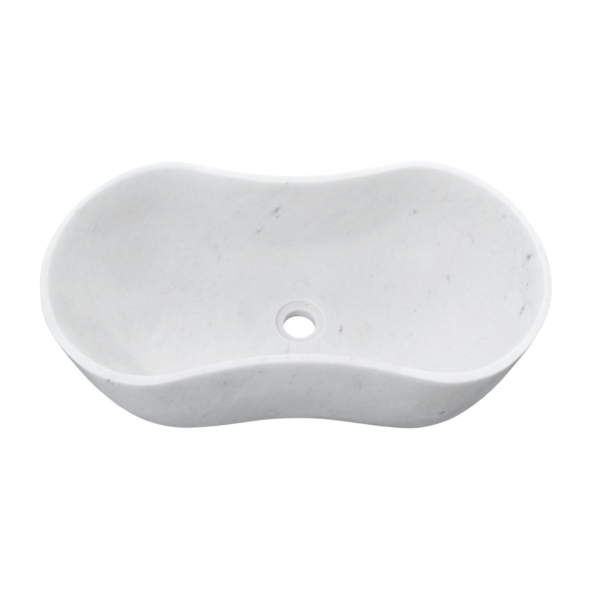 White Marble Bathroom Vessel Sink | OROA
