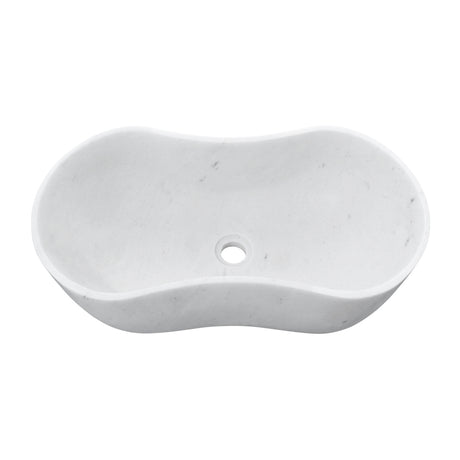 White Marble Bathroom Vessel Sink | OROA