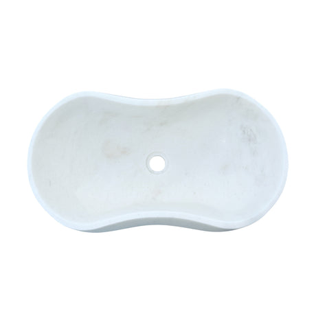 White Marble Bathroom Vessel Sink | OROA