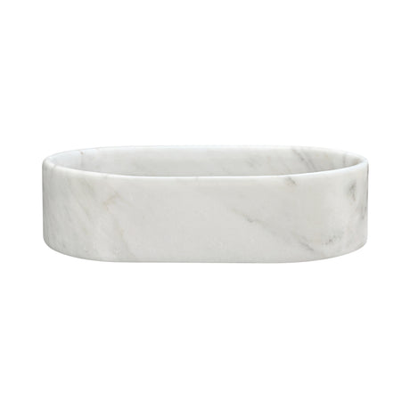 White Natural Marble Vessel Sink | OROA