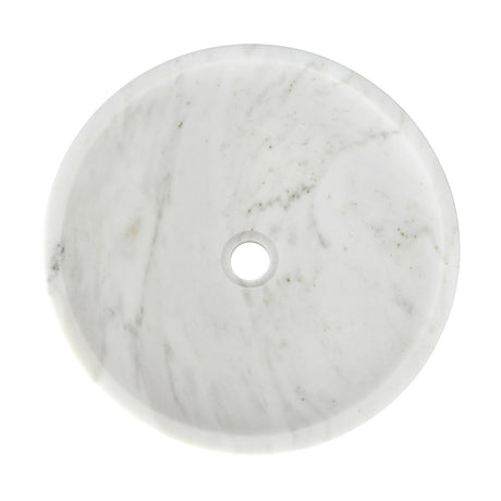 White Natural Marble Bathroom Vessel Sink | OROA