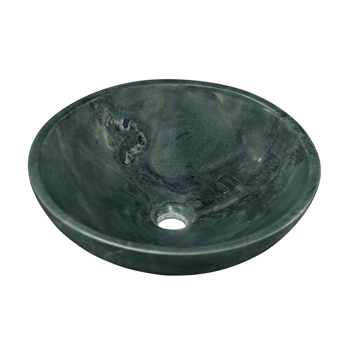 Modern European furniture - 16" Green Marble Vessel Sink - www.oroa.com