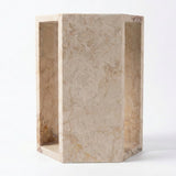 Pink Hexagonal Marble Side Table | OROA