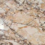 Pink Hexagonal Marble Side Table | OROA