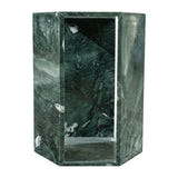 Green Marble Hexagon Side Table | OROA