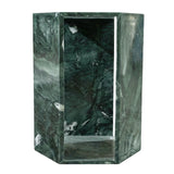 Green Marble Hexagon Side Table | OROA