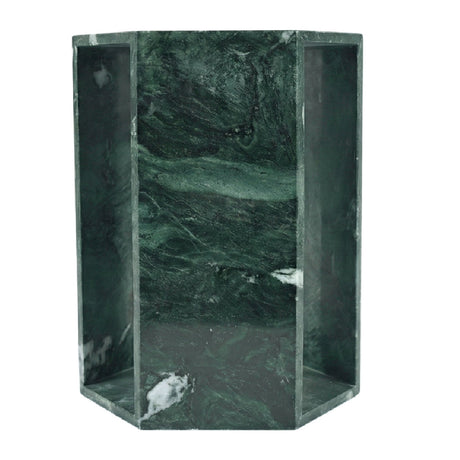 Green Marble Hexagon Side Table | OROA