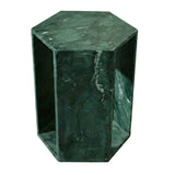 Green Marble Hexagon Side Table | OROA